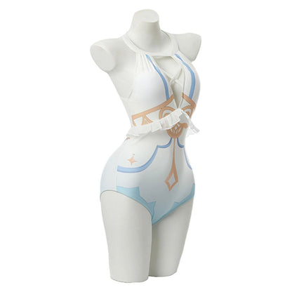 Genshin Impact Lumine Cosplay Costume Swimsuit