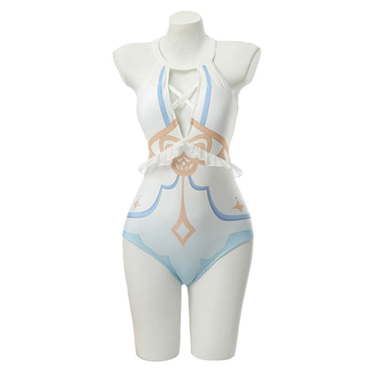 Genshin Impact Lumine Cosplay Costume Swimsuit