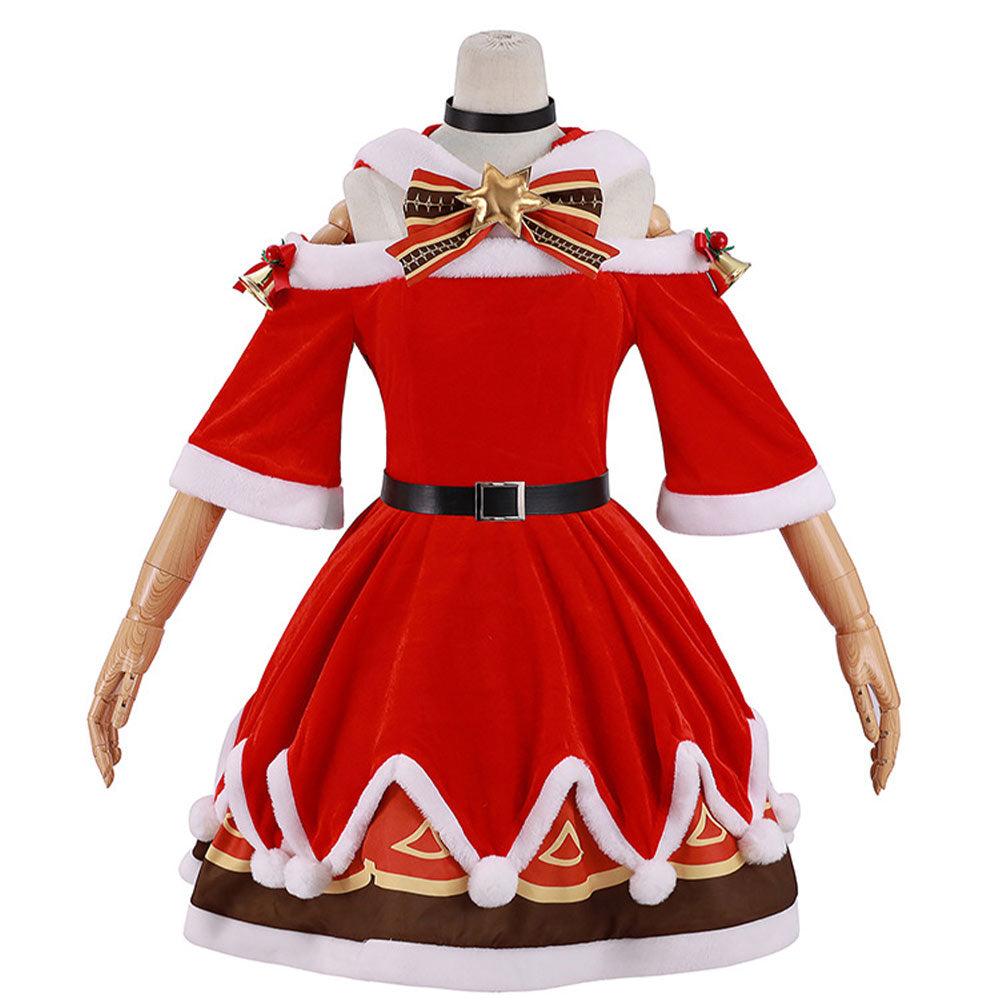 Genshin Impact Barbara Gunnhildr Christmas Cosplay Costume