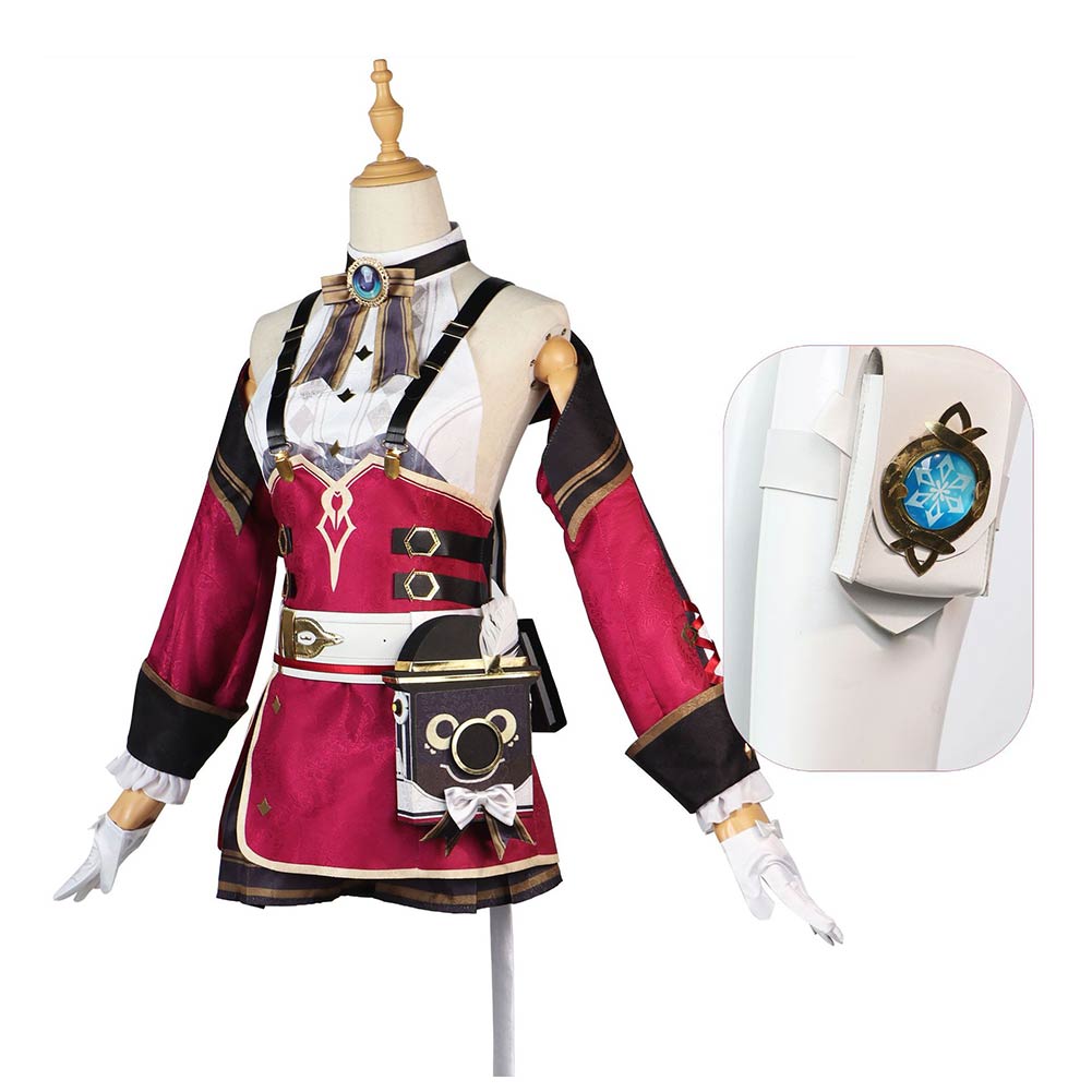 Genshin Impact Charlotte Cosplay Costume