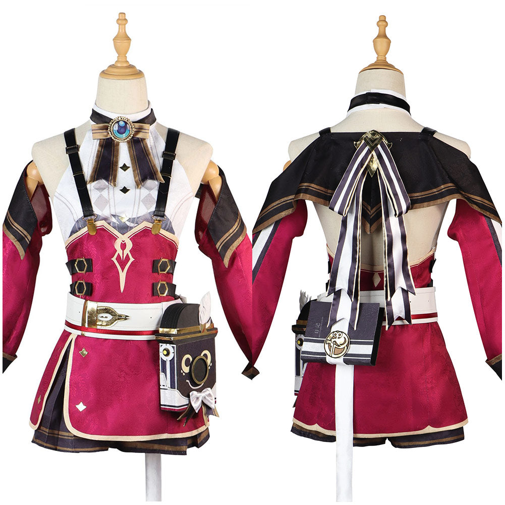 Genshin Impact Charlotte Cosplay Costume