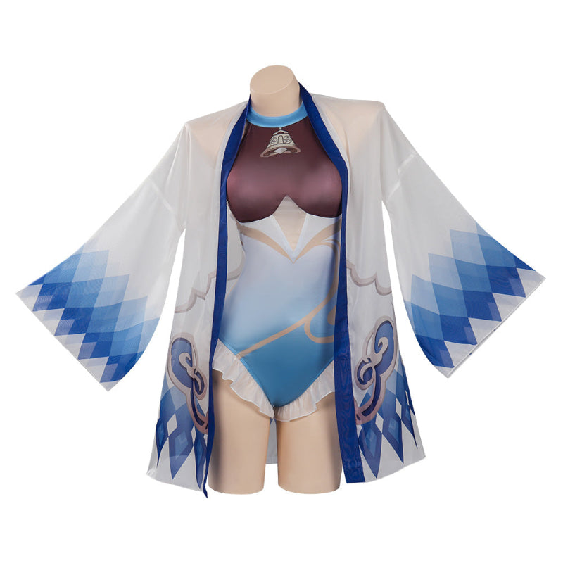 Genshin Impact Ganyu Cosplay Swimsuit Costume