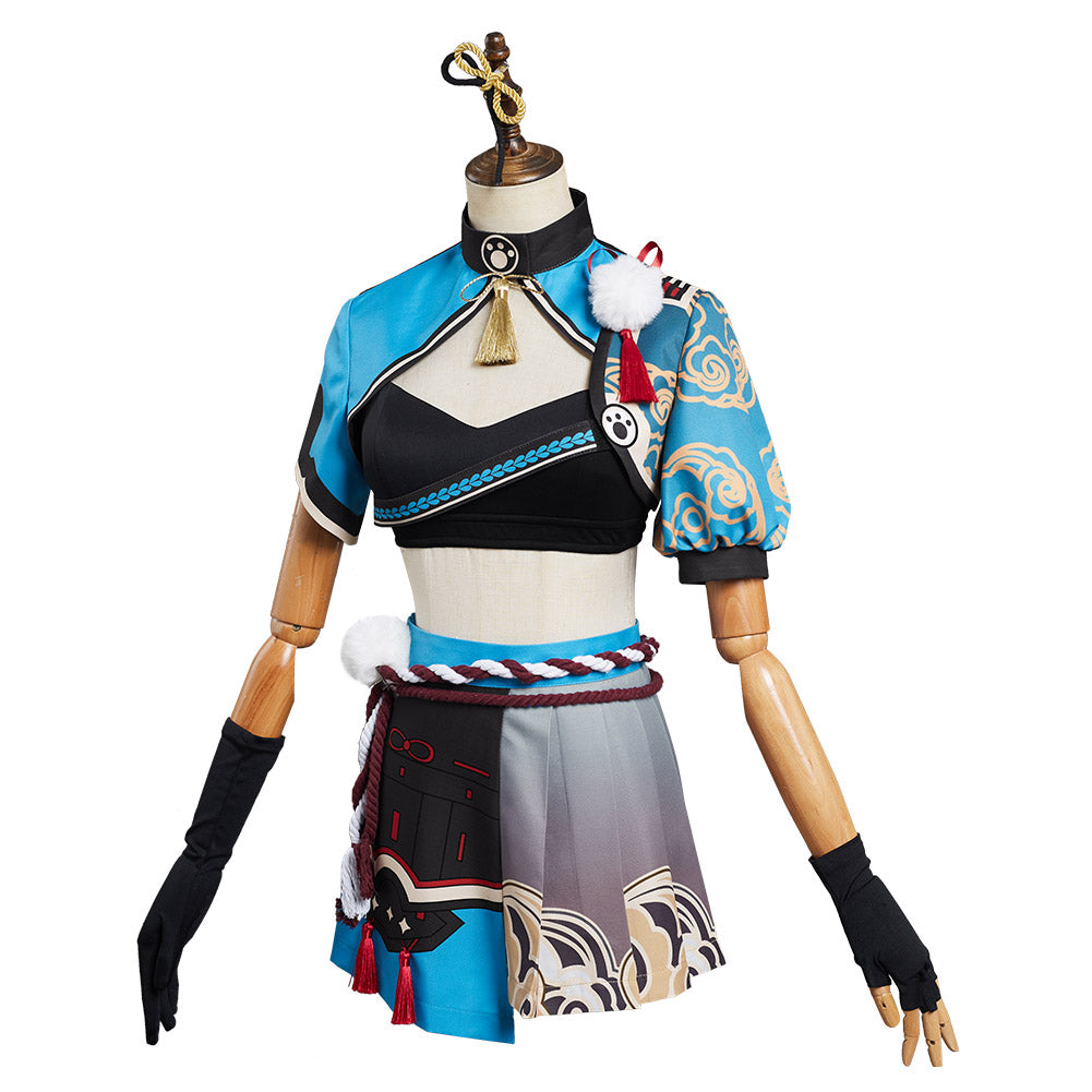 Genshin Impact Hina Goro Cosplay Costume