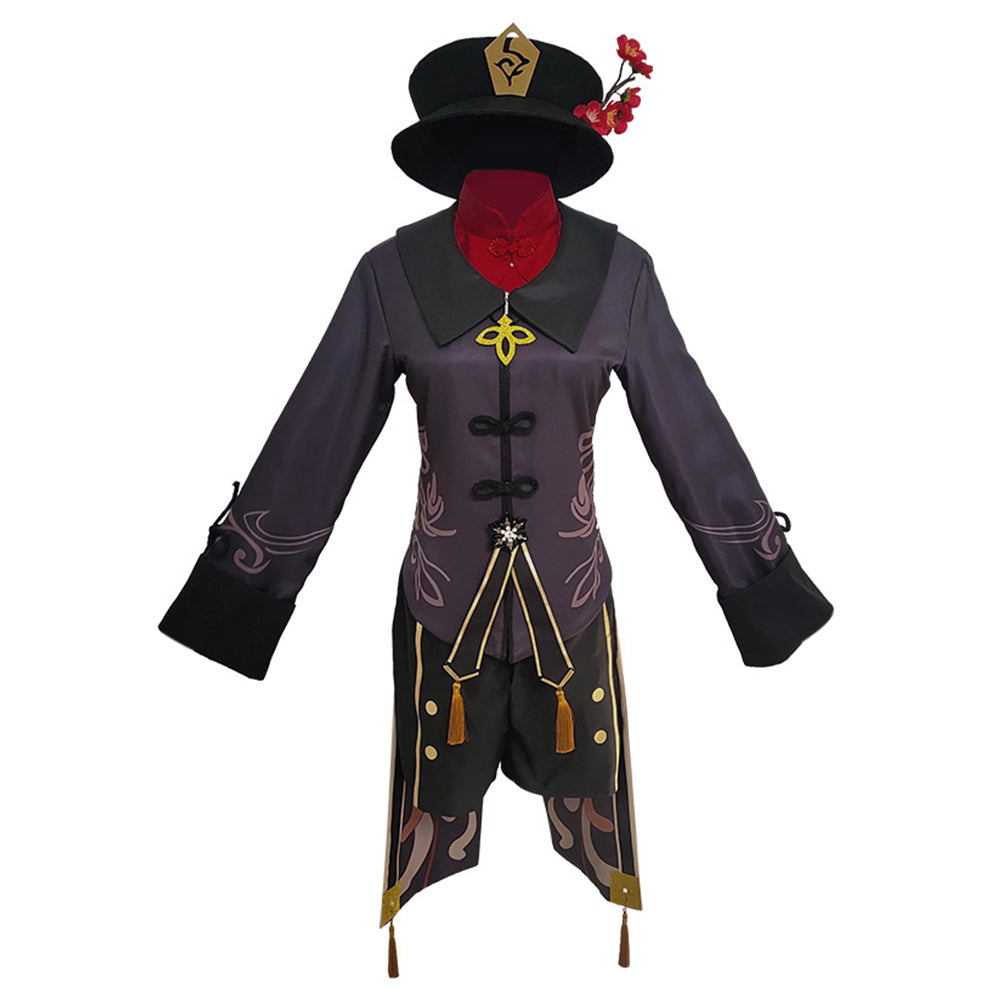 Genshin Impact Hu Tao Cosplay Costume For Halloween Carnival