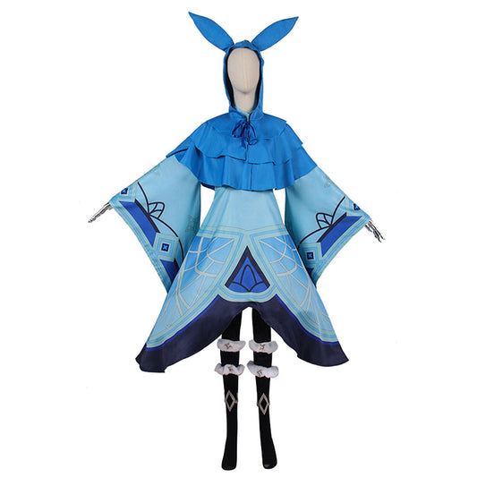 Genshin Impact Hydro Abyss Mage Cosplay Costume XXL