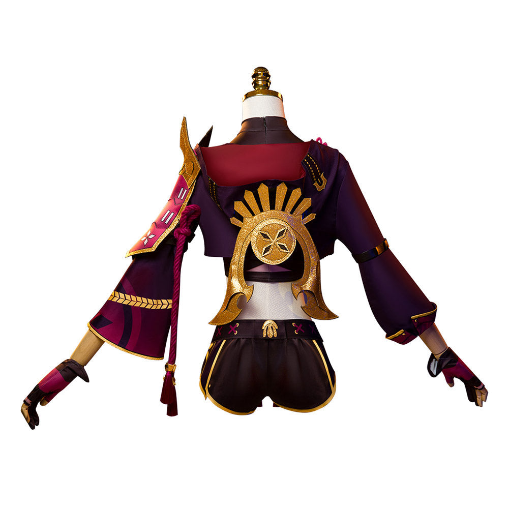 Genshin Impact Kuki Shinobu Cosplay Costume