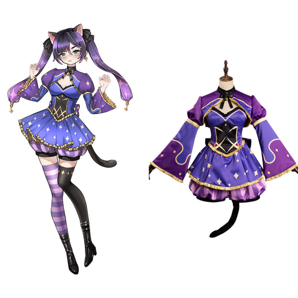 Genshin Impact Mona Alice Carnival Suit