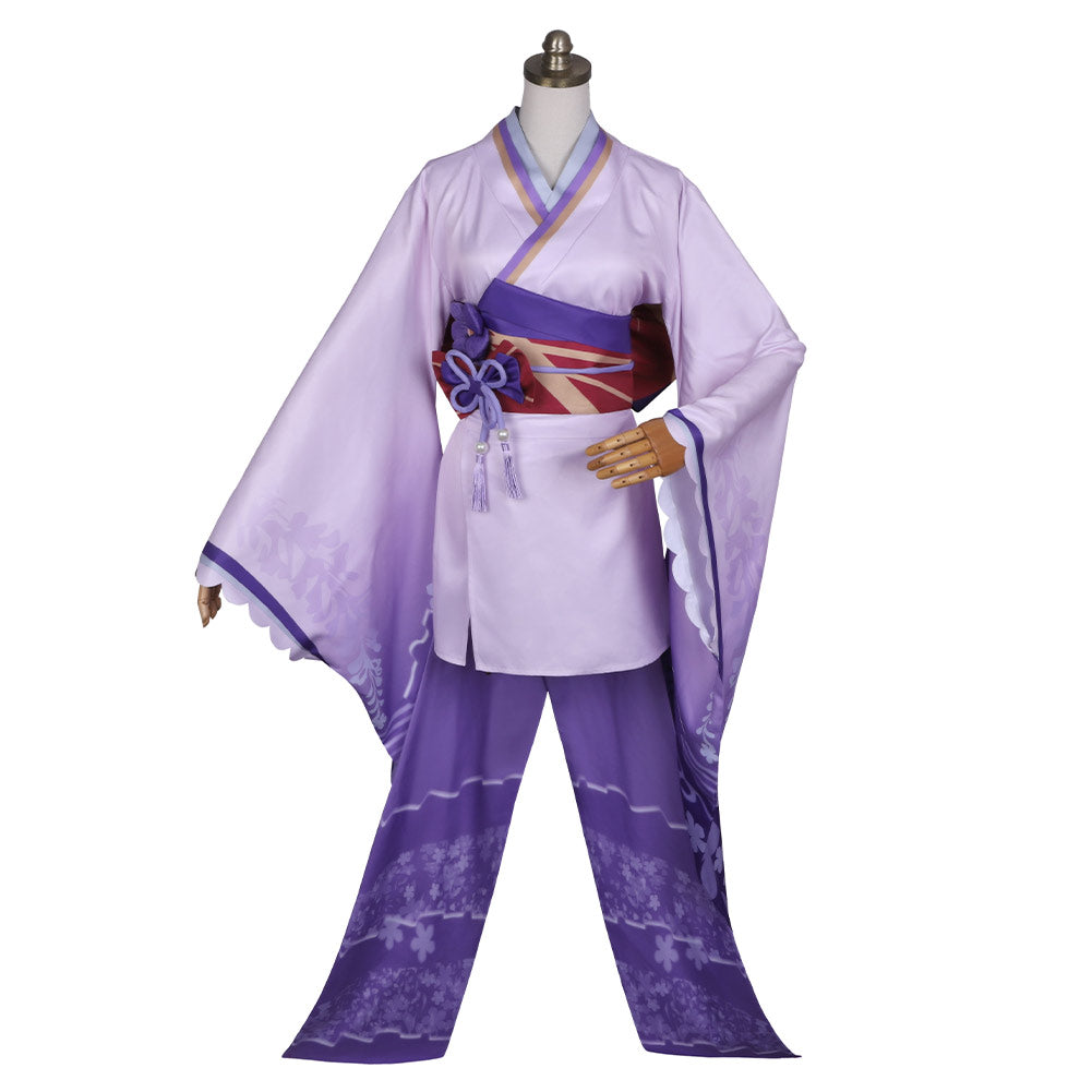 Genshin Impact Raiden Makoto Cosplay Costume Dress L