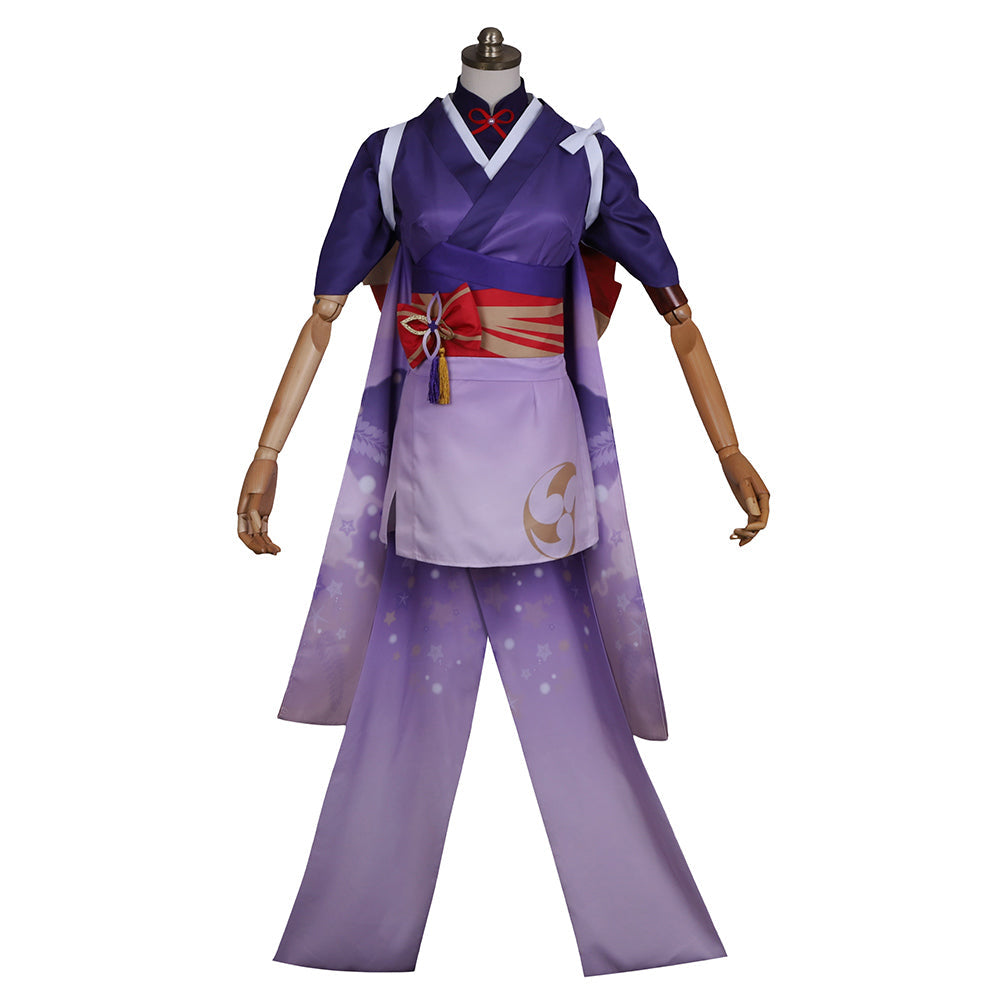 Genshin Impact Raiden Makoto Cosplay Costume L