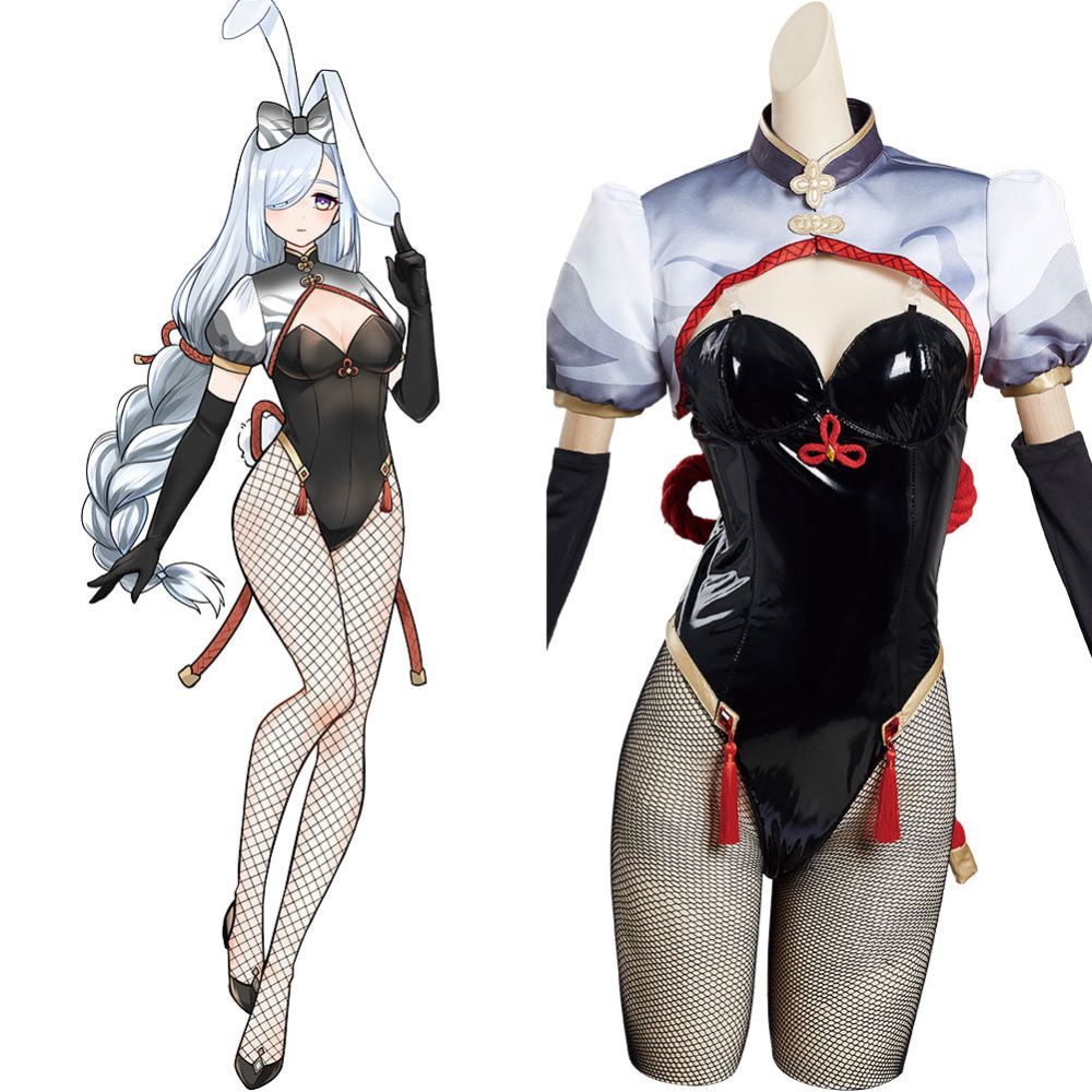 Genshin Impact Shen He Bunny Girls Jumpsuit