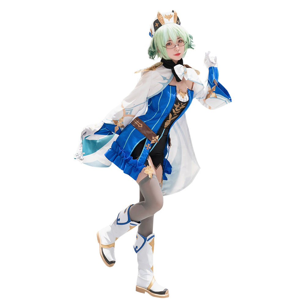 Genshin Impact Sucrose Cosplay Costume