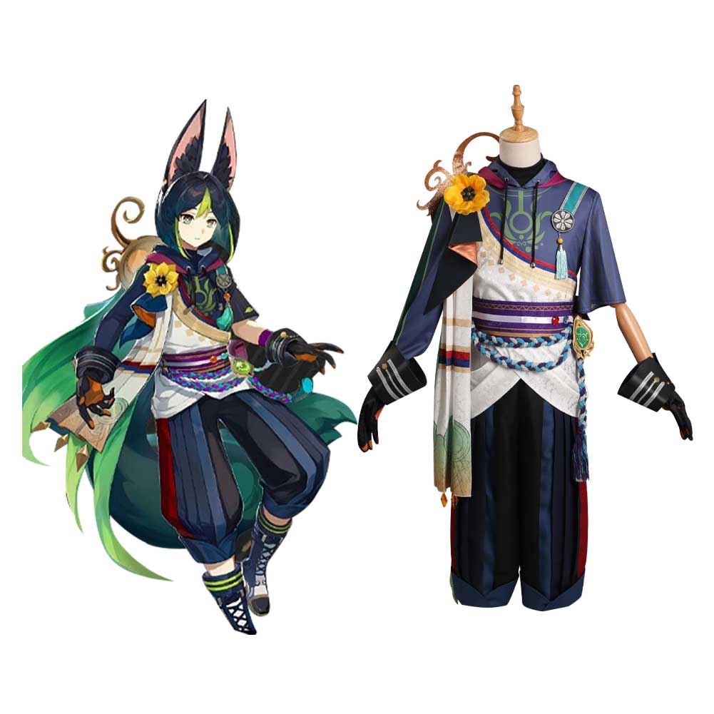 Genshin Impact Tighnaria Cosplay Costume