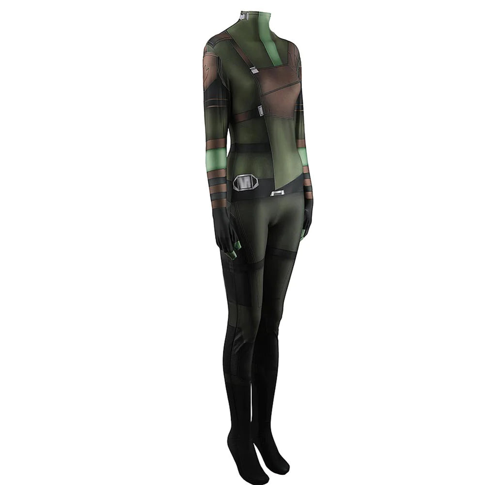 Guardians Of The Galaxy Gamora Cosplay Costume