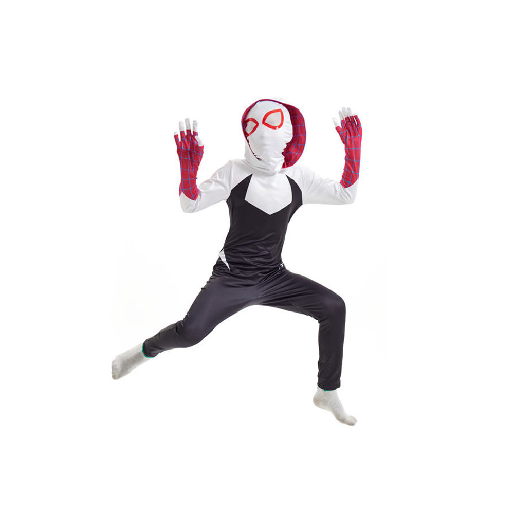 Gwen Stacy Cosplay Costume For Kids From Spider-Man