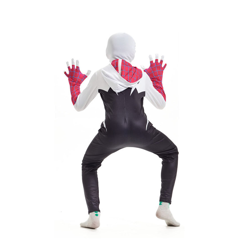 Gwen Stacy Cosplay Costume For Kids From Spider-Man