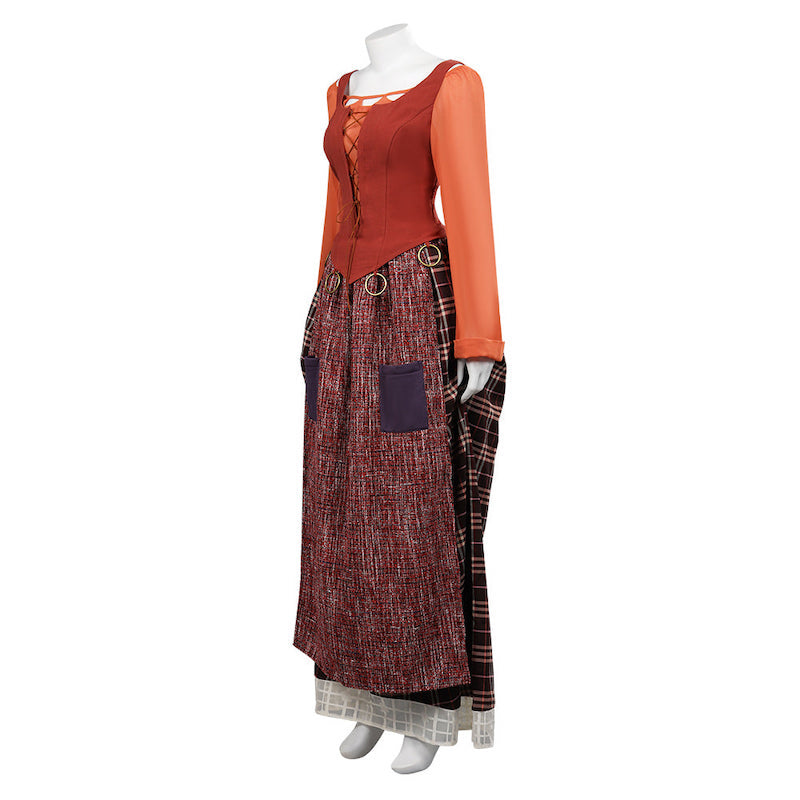 Mary Sanderson Cosplay Costume Dress