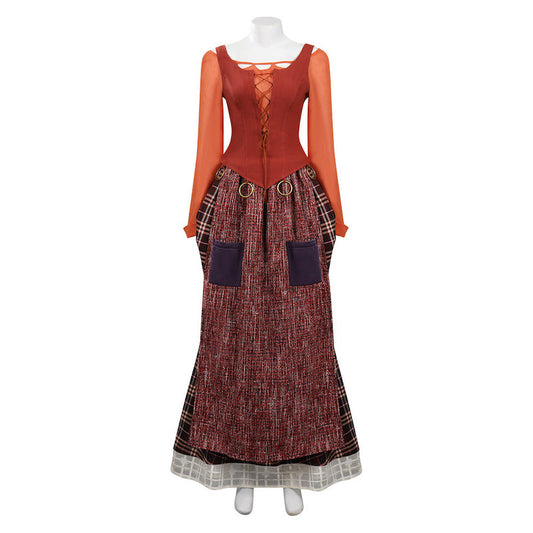 Mary Sanderson Cosplay Costume Dress XXL