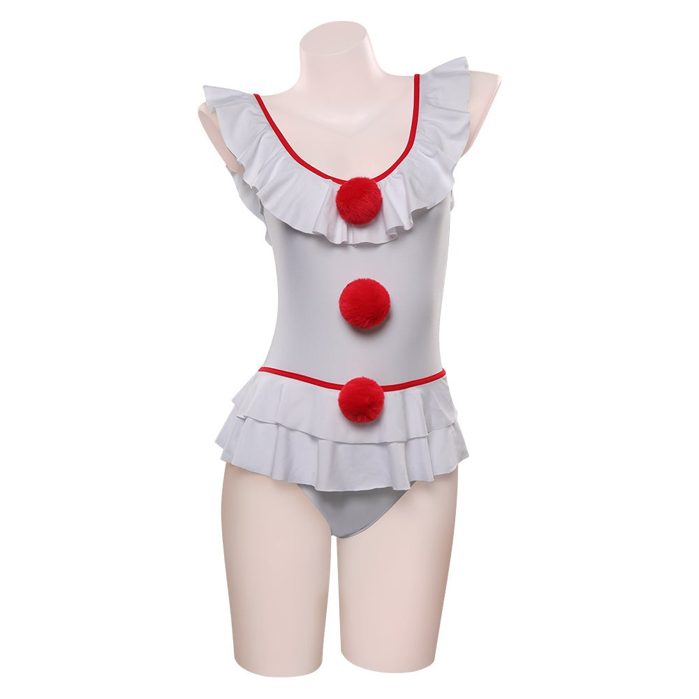 It Movie Pennywise Jumpsuit Cosplay Costume XXXL