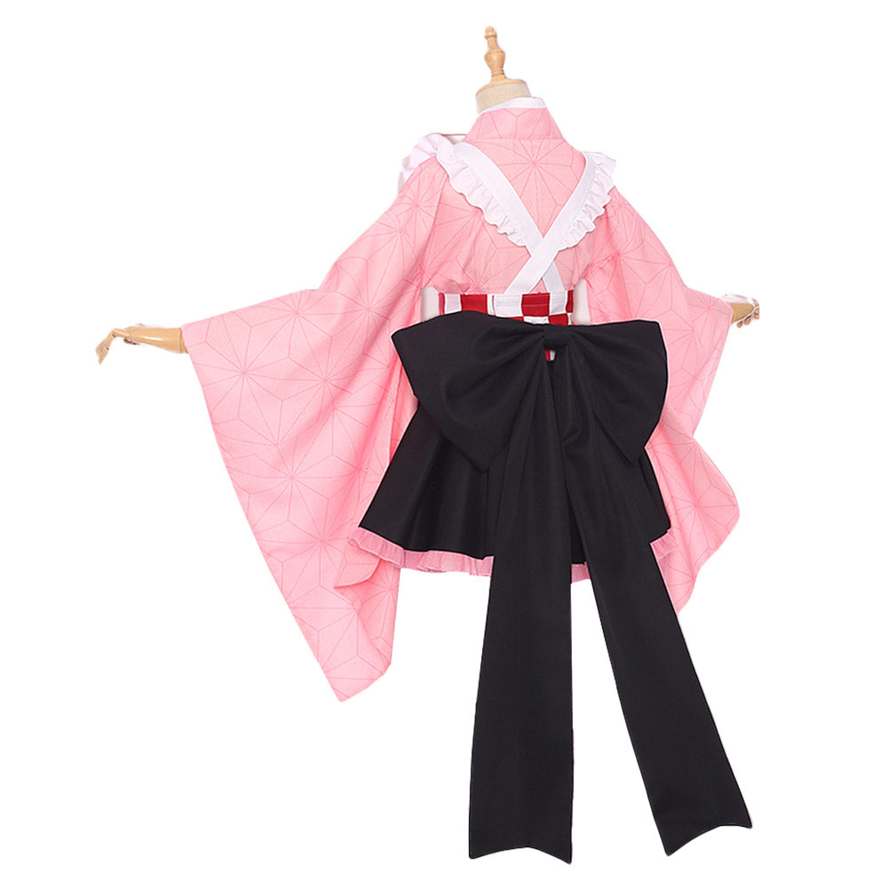 Kamado Nezuko Maid Outfit Cosplay Costume