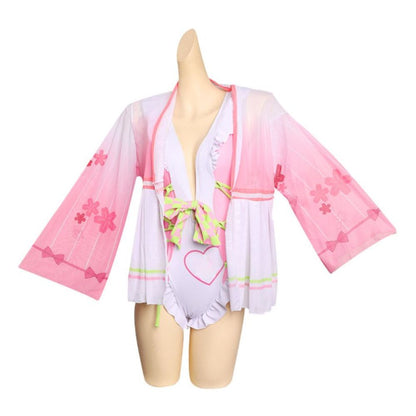 Kanroji Mitsuri Cosplay Costume Outfits XL