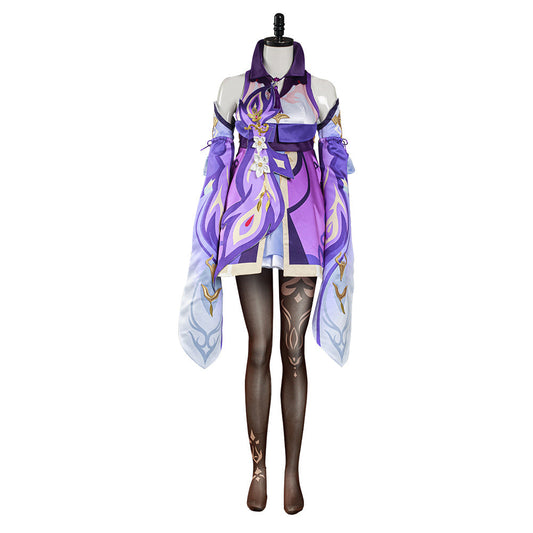 Keqing Cosplay Costume Dress