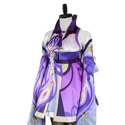 Keqing Cosplay Costume Dress