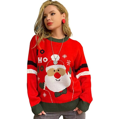 Long Sleeved Christmas Themed Sweater