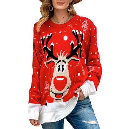 Long Sleeved Christmas Themed Sweater