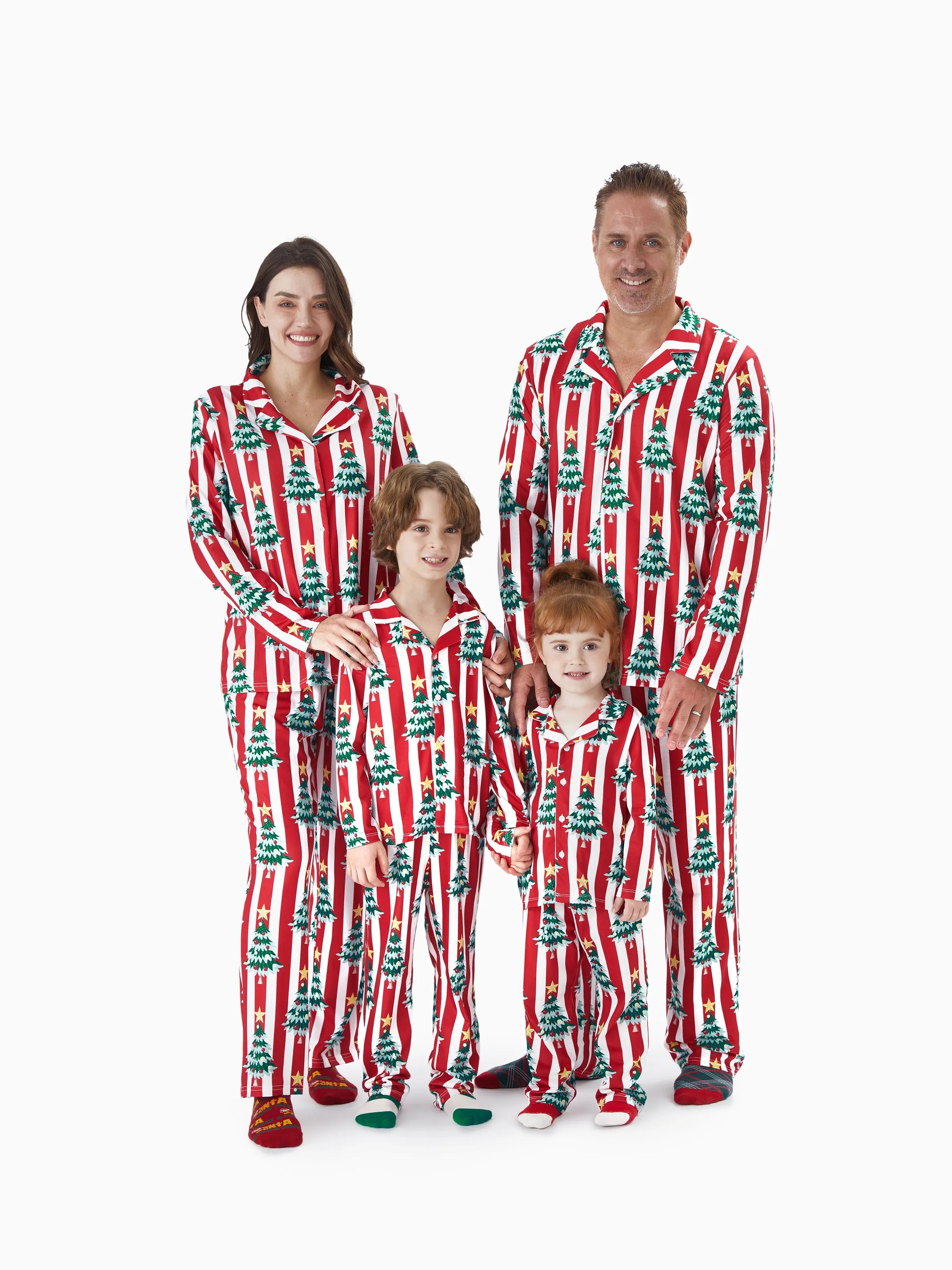 Matching Christmas With Tree Family Matching Set