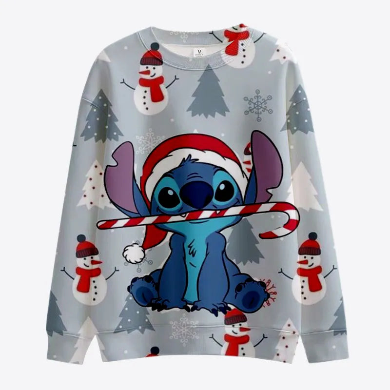 Mickey And Minnie Christmas Theme Sweatshirt Style 3