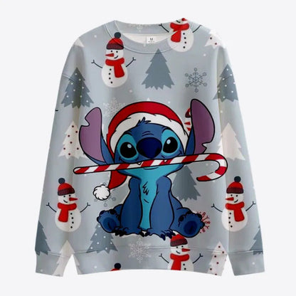 Mickey And Minnie Christmas Theme Sweatshirt Style 3