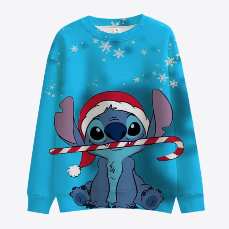 Mickey And Minnie Christmas Theme Sweatshirt Style 4