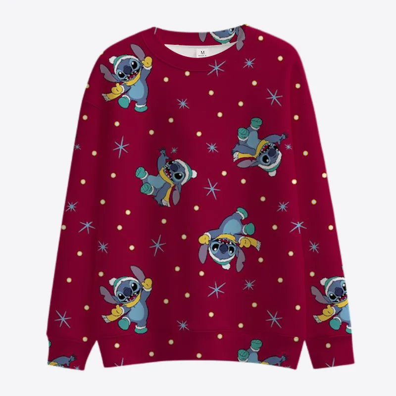 Mickey And Minnie Christmas Theme Sweatshirt Style 5