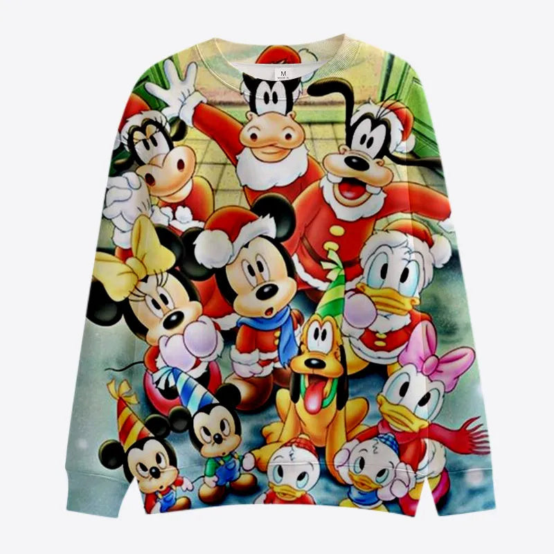 Mickey Minnie Pattern Christmas Sweatshirts