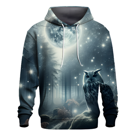 Mystic Moonlit Owl Hoodie