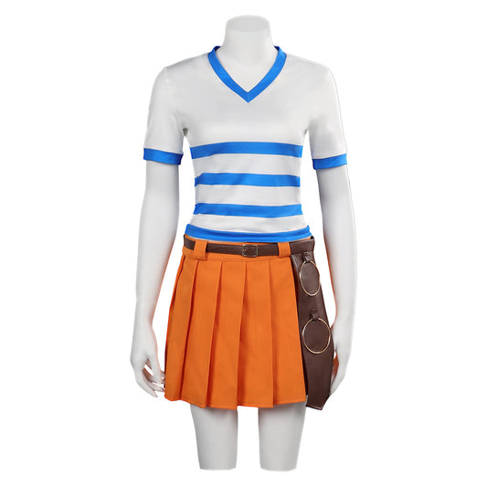 One Piece Nami Cosplay Costume Halloween Carnival Suit XXXL