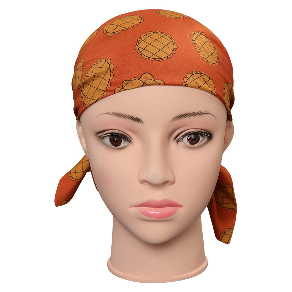 One Piece Nami Printing Headscarf Cosplay Costume