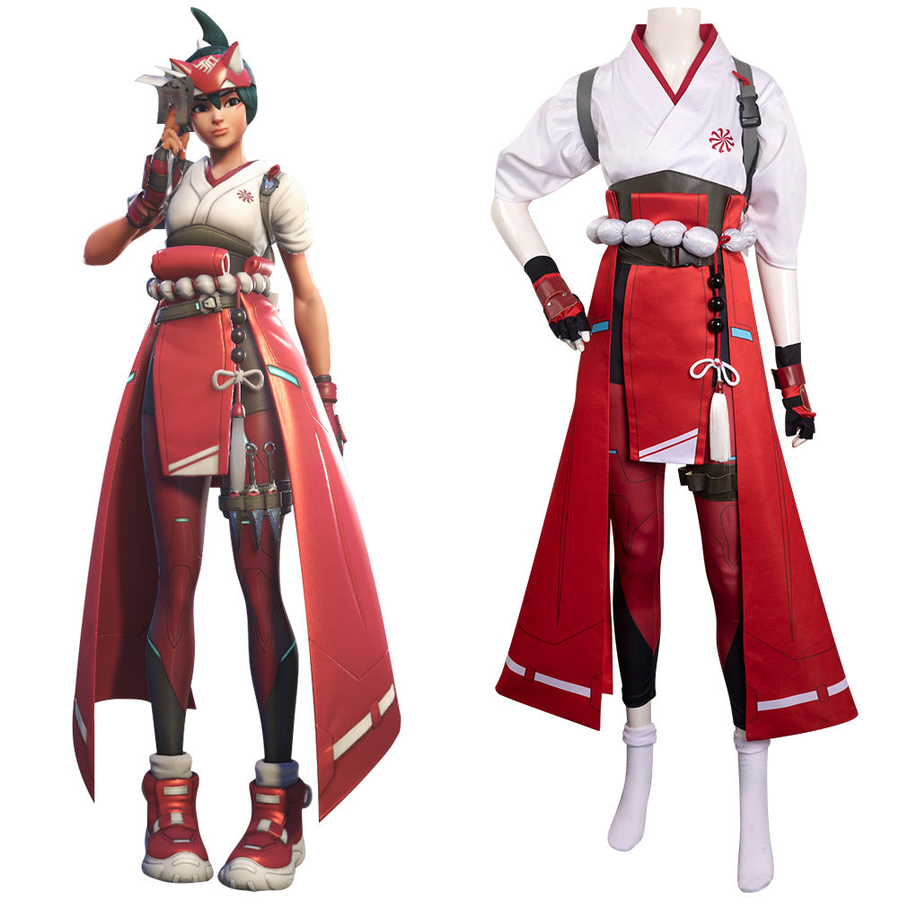 Overwatch 2 Kiriko Cosplay Costume For Halloween Carnival