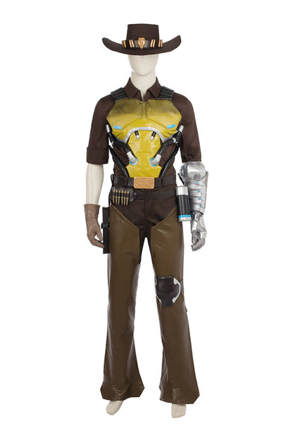 Overwatch Bounty Hunter Jesse McCree Cosplay Costume