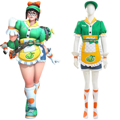 Overwatch Mei Honeydew Cosplay Costume