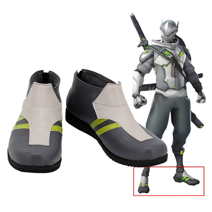 Overwatch Shimada Genji Cosplay Boots