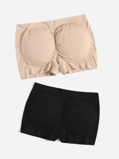 Pack Of 2 Solid Shapewear Shorts