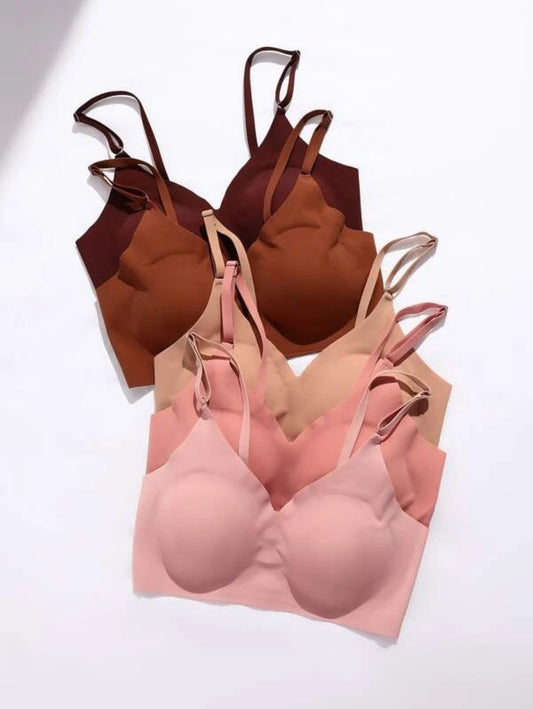 Pack Of 5 No Show Bralette Set