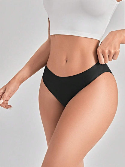 Pack Of 5 Seamless Casual Comfy Panty Set