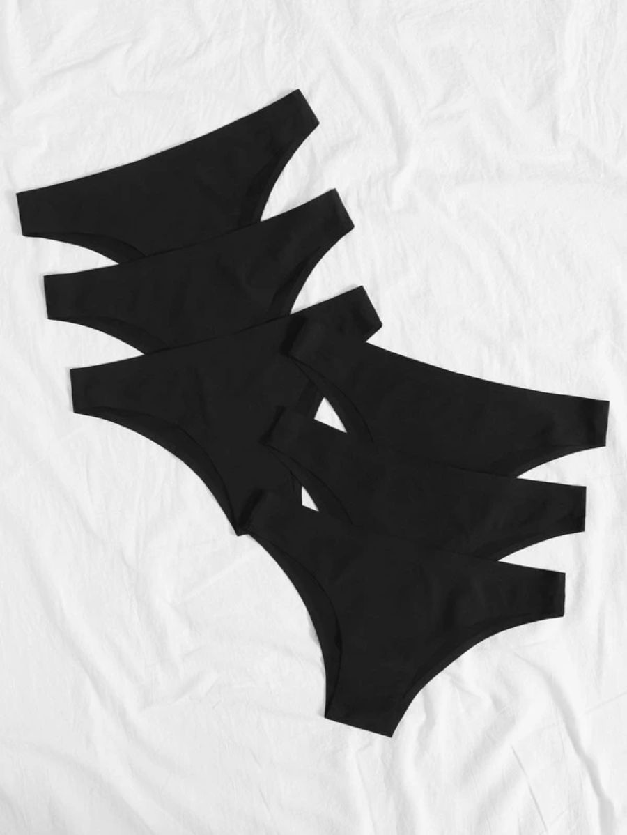 Pack Of 6 Solid Panty Set