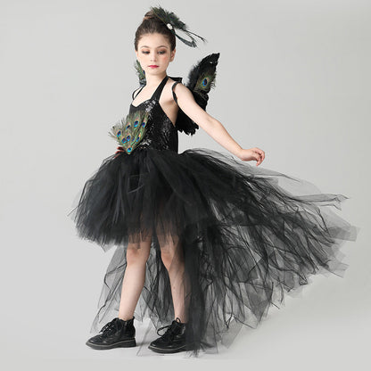 Peacock Cosplay Costume For Kids