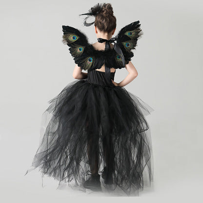 Peacock Cosplay Costume For Kids