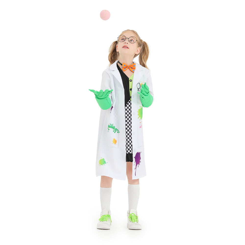 Scientist Geek Children Cosplay Costume