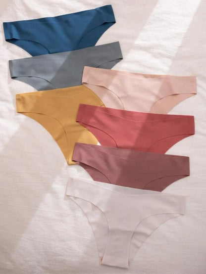 Set Of 7 Solid No Show Panty