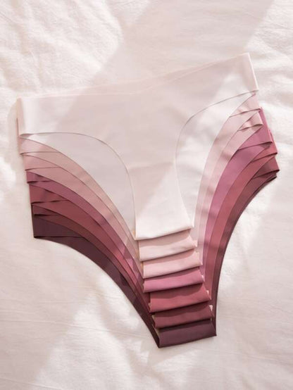 Solid No Show Panty Set Of 7
